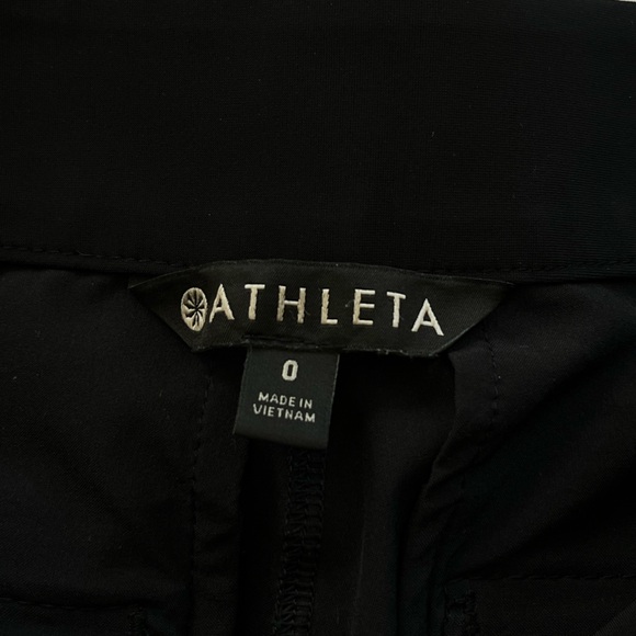 Athleta Gramercy wide leg Trouser Pants black 0 - Picture 14 of 16